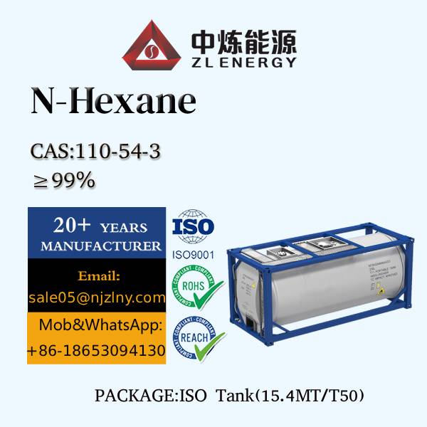 N-ตัวทำละลายเฮกเซน CAS110‑54‑3